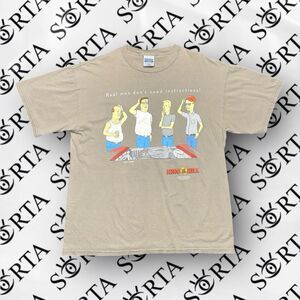 VTG 90s TV Anime Promo King Of The Hill Mike Judge Fox Entertainment Size XL